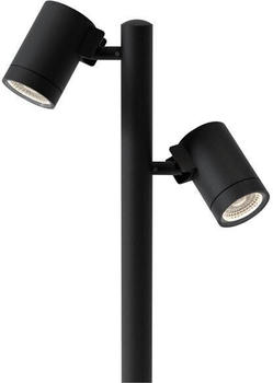 Astro LED Erdspießleuchte Bayville in Schwarz-matt 2x 82W 1868lm IP66 2-flammig