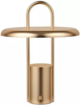 Stelton Pier 25cm Akkuleuchte messing