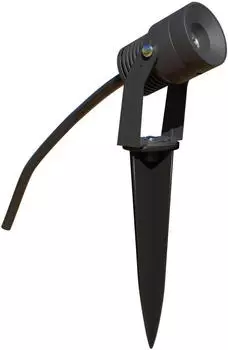 EVN Garten-Spot mit Erdspie&szlig; LED, 3000K, 5W, IP65, grau (PLC650502) (332261)