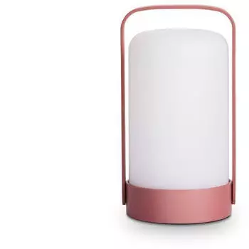 Paco Home LED Tischleuchte ISA &Oslash;12cm H22cm rot