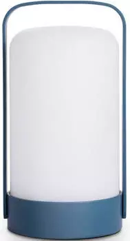 Paco Home LED Tischleuchte ISA &Oslash;12cm H22cm blau