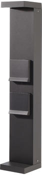 Deko-Light 733071 Pollerleuchte Lerna 600, 7,4 W, 3000/4000K, 237/256 lm, grau