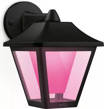 Wiz Smart Outdoor Wall Light Classic Black