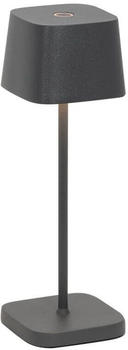 Zafferano Ofelia Pro Micro LED-Akkuleuchte H30cm anthrazit