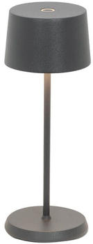 Zafferano Olivia Micro Tischlampe H30cm dunkelgrau