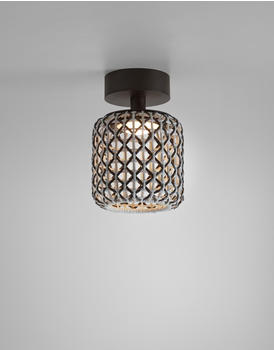Bover Nans LED Deckenleuchte ø16,7cm braun