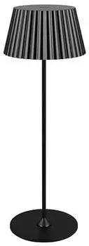 Trio LED-Akku-Tischlampe Suarez, schwarz, H39 cm, Metall