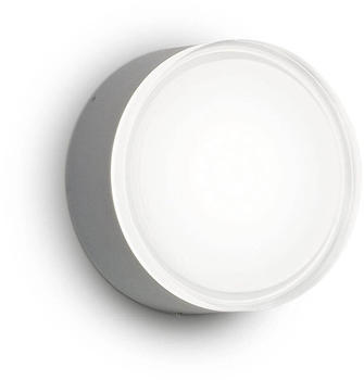 IDEAL LUX Außenwandleuchte Urano anthrazit Aluminium Ø 16 cm