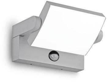 IDEAL LUX LED-Sensor-Außenwandlampe Swipe grau Metall 3.000K