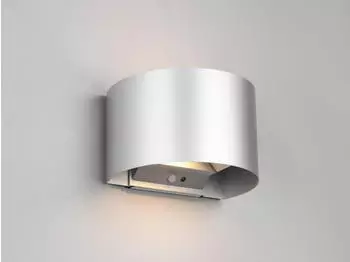 Trio LED-Akku-Außenwandlampe Talent, titanfarben, Breite 16 cm