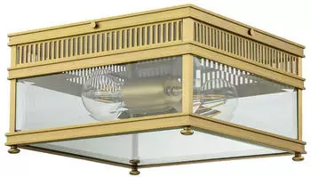 Elstead Lighting Au&szlig;en-Deckenleuchte Holborn, messing geb&uuml;rstet