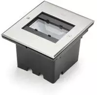 Konstsmide 7995-310 Bodenspot Edelstahl 304, klares Glas