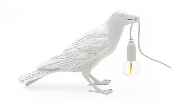 Seletti Bird Lamp LED-Dekoleuchte, wartend, weiß