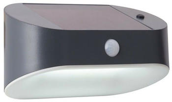 Searchlight LED-Solar-Wandleuchte 67421BK-PIR, Bewegungsmelder