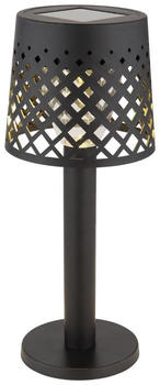 Globo Solar-Akku-Tischleuchte 36631, IP44, schwarz