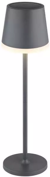 Globo Solar-Tischlampe 36637A, IP44, anthrazit