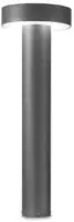 tesla pt4 h60, anthrazitgrauer aluminiumpoller, ideal lux