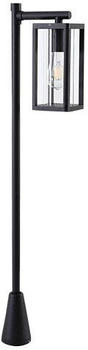Lucande Wegeleuchte Siveta, 100 cm, 1-flg., schwarz, Alu