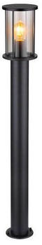 Globo Wegeleuchte Gracey, H100 cm, schwarz, Edelstahl, IP54