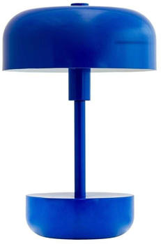 Dyberg Larsen LED-Akku-Tischleuchte Haipot blau