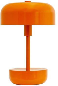 Dyberg Larsen LED-Akku-Tischleuchte Haipot orange