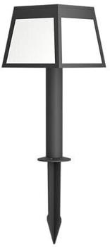Eglo Solar-LED-Sockelleuchte Altilia, H56 cm, schwarz, Sensor