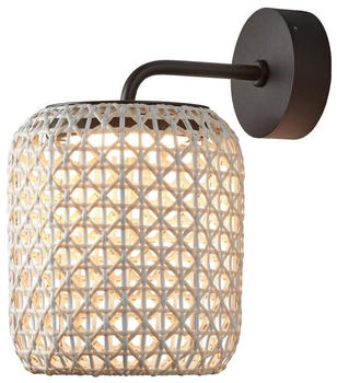 Bover Nans A LED-Außenwandleuchte Ø21,6cm beige