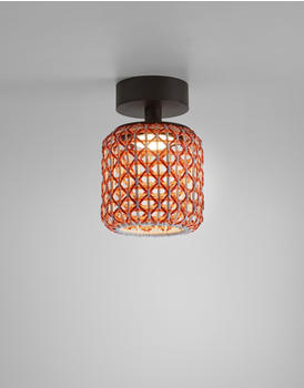 Bover Nans LED Deckenleuchte ø21,6cm rot