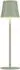 JUST LIGHT LED Akku Tischleuchte Euria in Grün 2x 1,25W 320lm IP54 grün