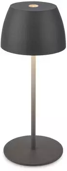 Briloner LED-Akku-Tischleuchte Serina Mini HxD 20x8 cm Anthrazit