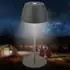 Briloner LED-Akku-Tischleuchte Serina Mini HxD 20x8 cm Anthrazit