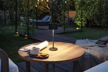 Paulmann Mobile Solar Tischleuchte Else (250 lm, IP44) schwarz – Robustes Design und einfache Bedienung