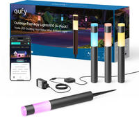EUFY T8L30311, EUFY Gartenleuchte - LED - RGBWW Licht - 1500-9000 K (Packung mit 4)