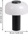 Eglo 900984 - Dimmbare LED-Außenleuchte PONENTE 2,25W/5V IP44 schwarz/weiß