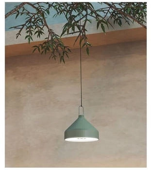 Zafferano AMELIE Wiederaufladbare und dimmbare schwarze LED-Pendelleuchte