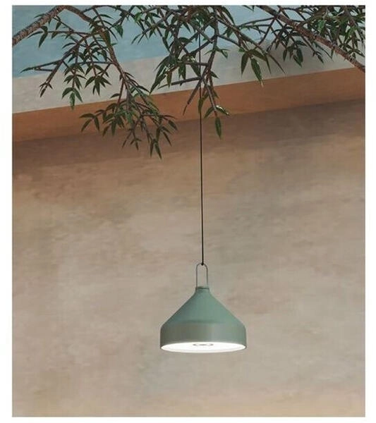 Zafferano AMELIE Wiederaufladbare und dimmbare schwarze LED-Pendelleuchte