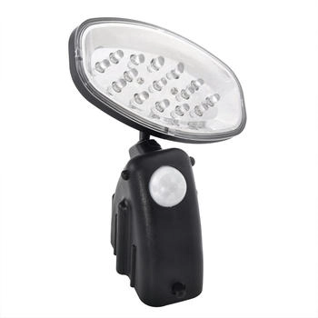 Deuba 2x LED Au&szlig;enleuchte Bewegungsmelder Solar Wandleuchte Solarlampe Garten Lampe