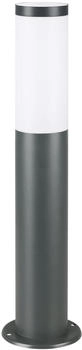 Monzana Gartenleuchte, Außenleuchte, Edelstahl 50cm Strom Außenlampe Pollerleuchte Stehend Außen Anthrazit, Anthrazit