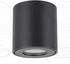 Licht-Erlebnisse LE109553 Aufputz Deckenspot Außen Sofia IP54 GU10 aus Aluminium Glas in Schwarz Deckenlampe Außen