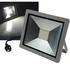 ChiliTec LED Fluter Aussenstrahler Flutlicht 100Watt IP44 Aussen Scheinwerfer 9230lm 1,5m Kabel mit Schutzkontaktstecker Licht 4000k / Neutralweiß (22368)
