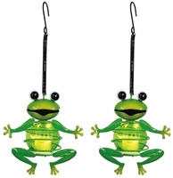 n&auml;ve LED Solarleuchte "2er Set Solar-Deko-H&auml;ngeleuchte "FROSCH"" 1 Stk....