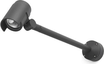 Faro Barcelona Wandleuchte FOC 580 LED 16W 3000K IP65 Aluminium dunkelgrau L:10cm H:13cm (70157)