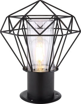 Globo Lighting - HORACE - Außenleuchte Edelstahl schwarz, 1x E27 LED (31358)