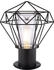 Globo Lighting - HORACE - Außenleuchte Edelstahl schwarz, 1x E27 LED (31358)