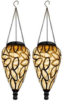 Globo Solarlampe LED Laterne Balkonlampe