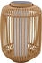 Lumisky Solarlaterne, Braun, Naturmaterialien, LED integriert, 27x40x27 cm, Lampen & Leuchten, Außenbeleuchtung, Solarleuchten (800000916597)