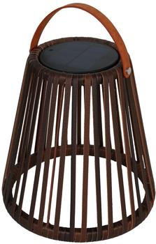 Lumisky Solarlaterne, Braun, Kunststoff, LED integriert, 33x43x33 cm, Lampen & Leuchten, Außenbeleuchtung, Solarleuchten (800000916613)