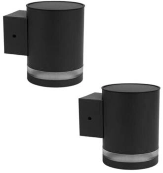 Lumisky 2 x Solar-LED-Wandleuchte, warmweiß, 2 x Helio, Höhe 11,5 cm (2x HELIO)