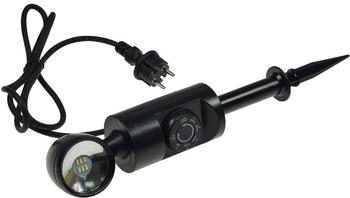 REV-Ritter LED Gartenleuchte "CT-GS Sens", 3W, 1,4m Kabel+Erdspieß, Sensor+Timer (ct-22049)