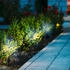 Relaxdays Solarlampen Set, LED Leuchten Solarleuchten für außen, Gartenlampe Gartendeko (10046681_307)